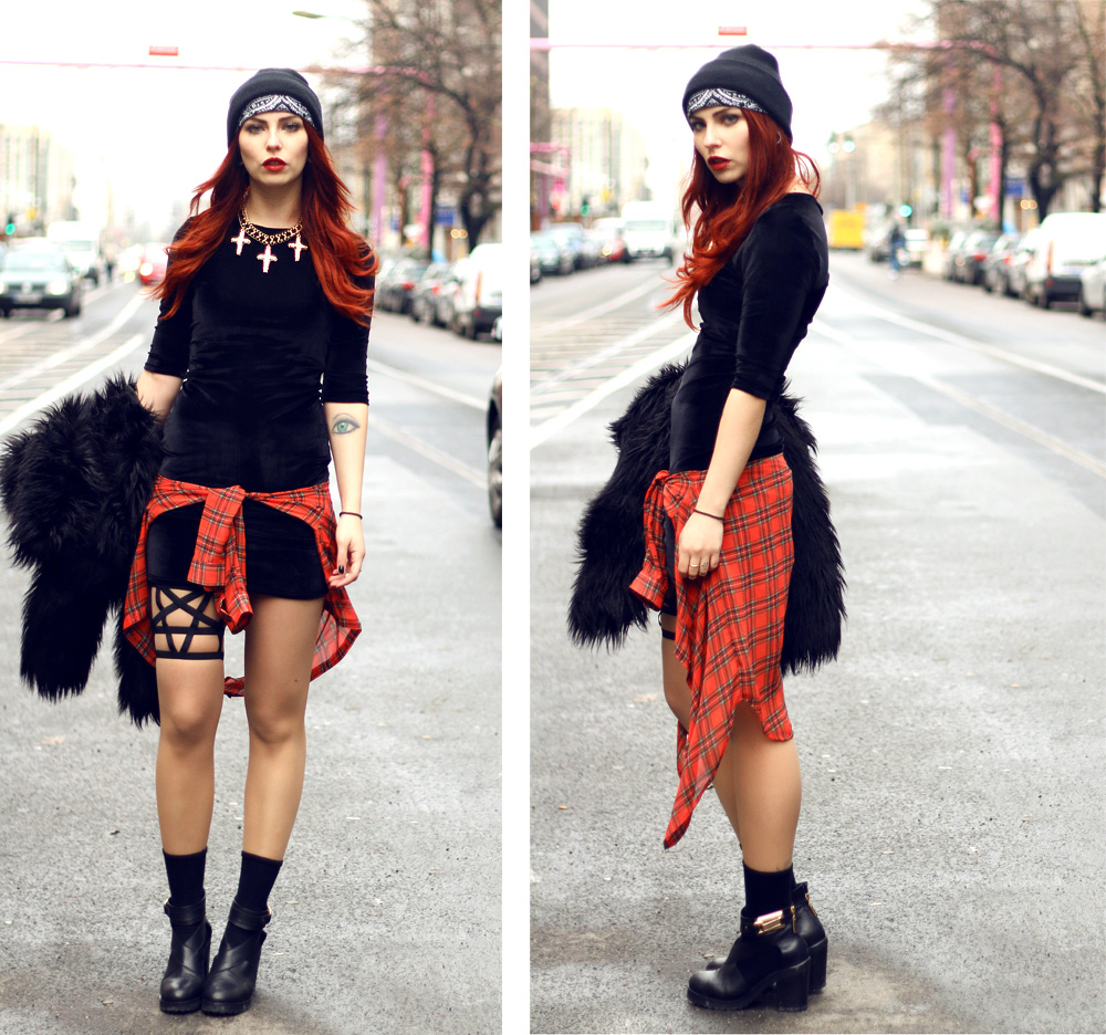 Masha Sedgwick Rihanna Style fashion Blog gangster Berlin Mbfwb street style copy