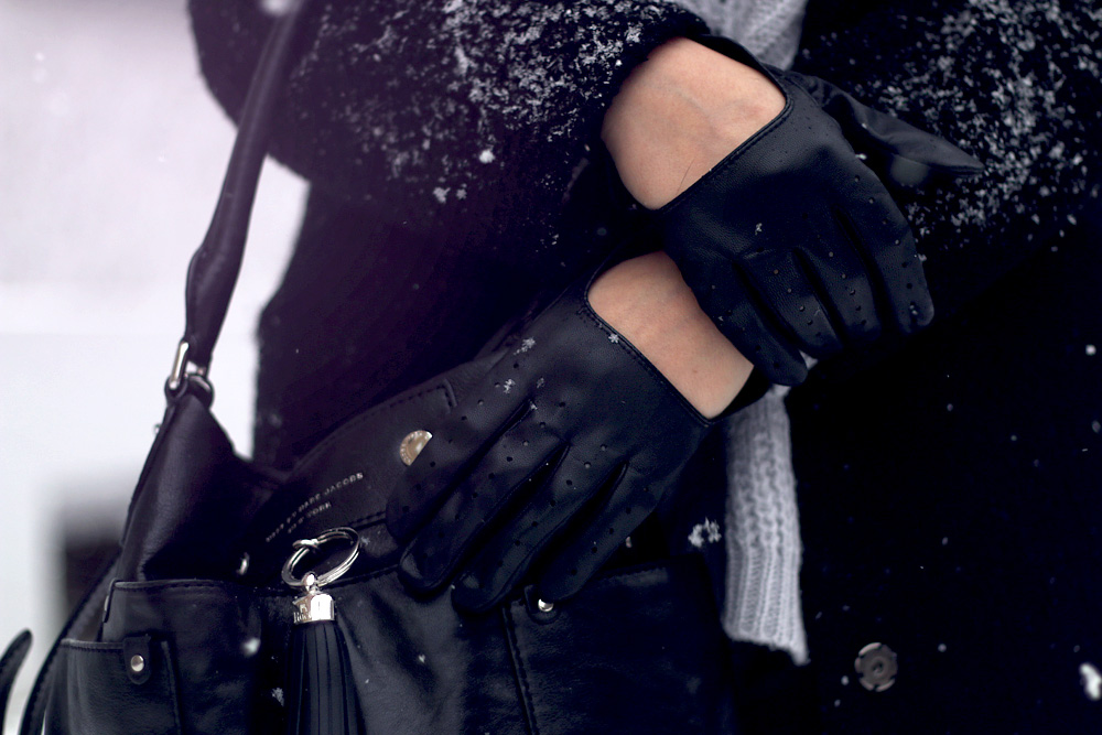 Schnee Berlin Masha Sedgwick hunter Leder Sacha Rock Winter Look Mode