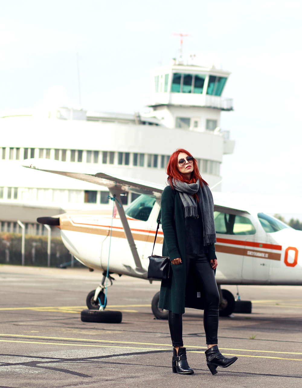 shooting old airfield location empty airport fashion haunted helsinki sightseeing flight outfit modstöm grunge