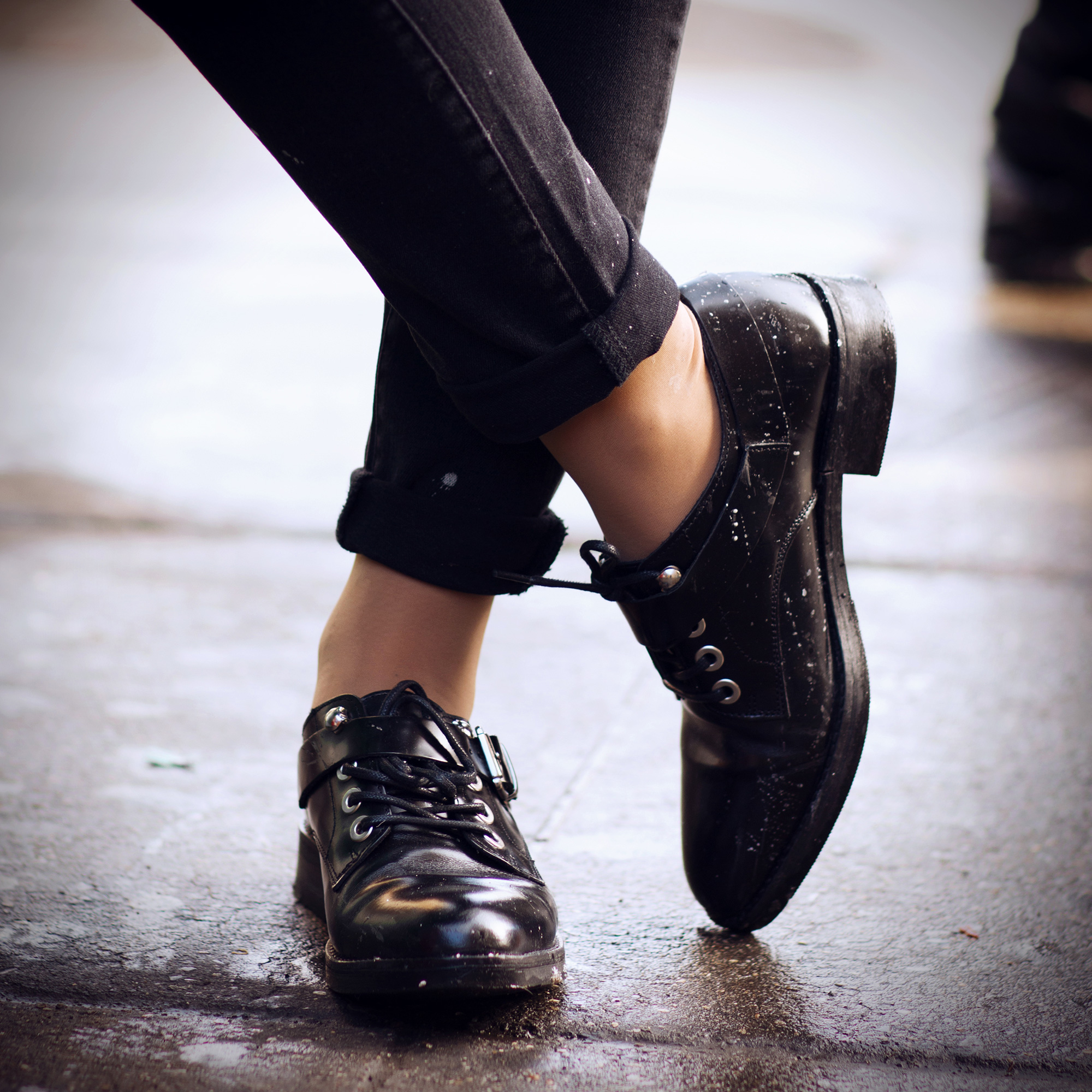 nyfw15 new york fashion week street style outfit lookbook masha sedgwick sonia rykiel paige spring summer edgy daisy chloe drew black