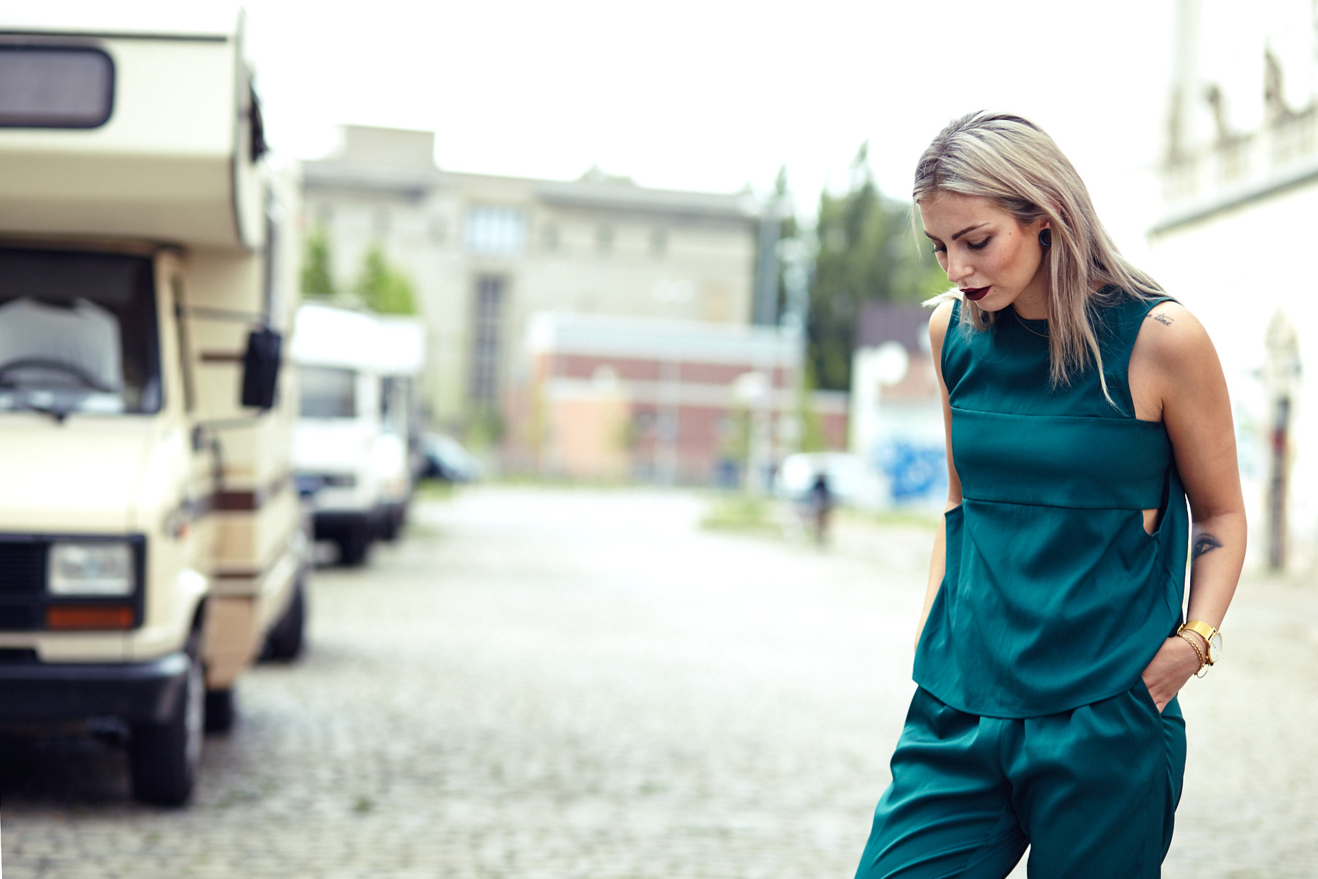 Alexander-Wang-green-two-piece-6