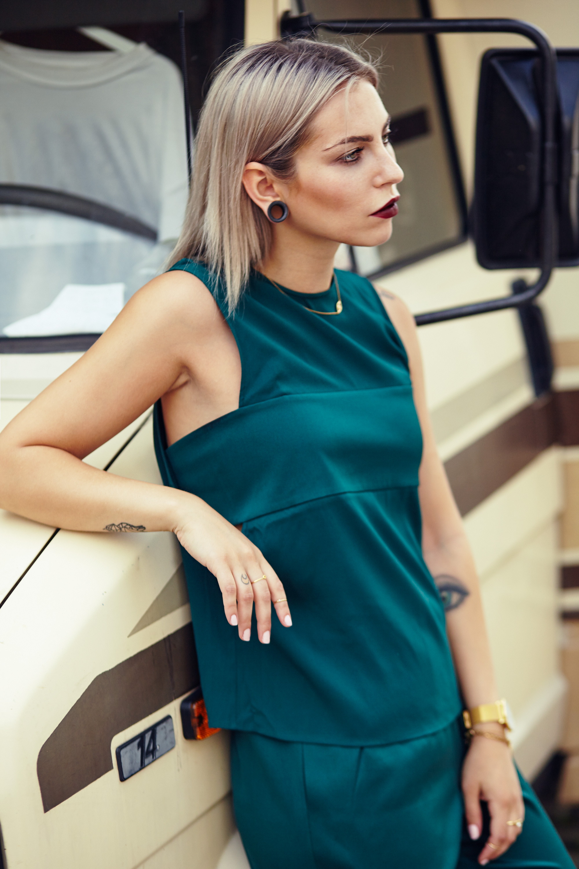 Alexander-Wang-green-two-piece-7