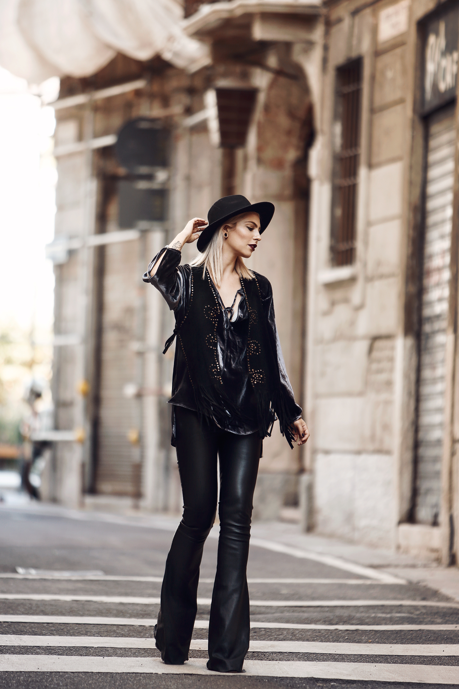 Street Style in Milan | via Masha Sedgwick wearing SLY010