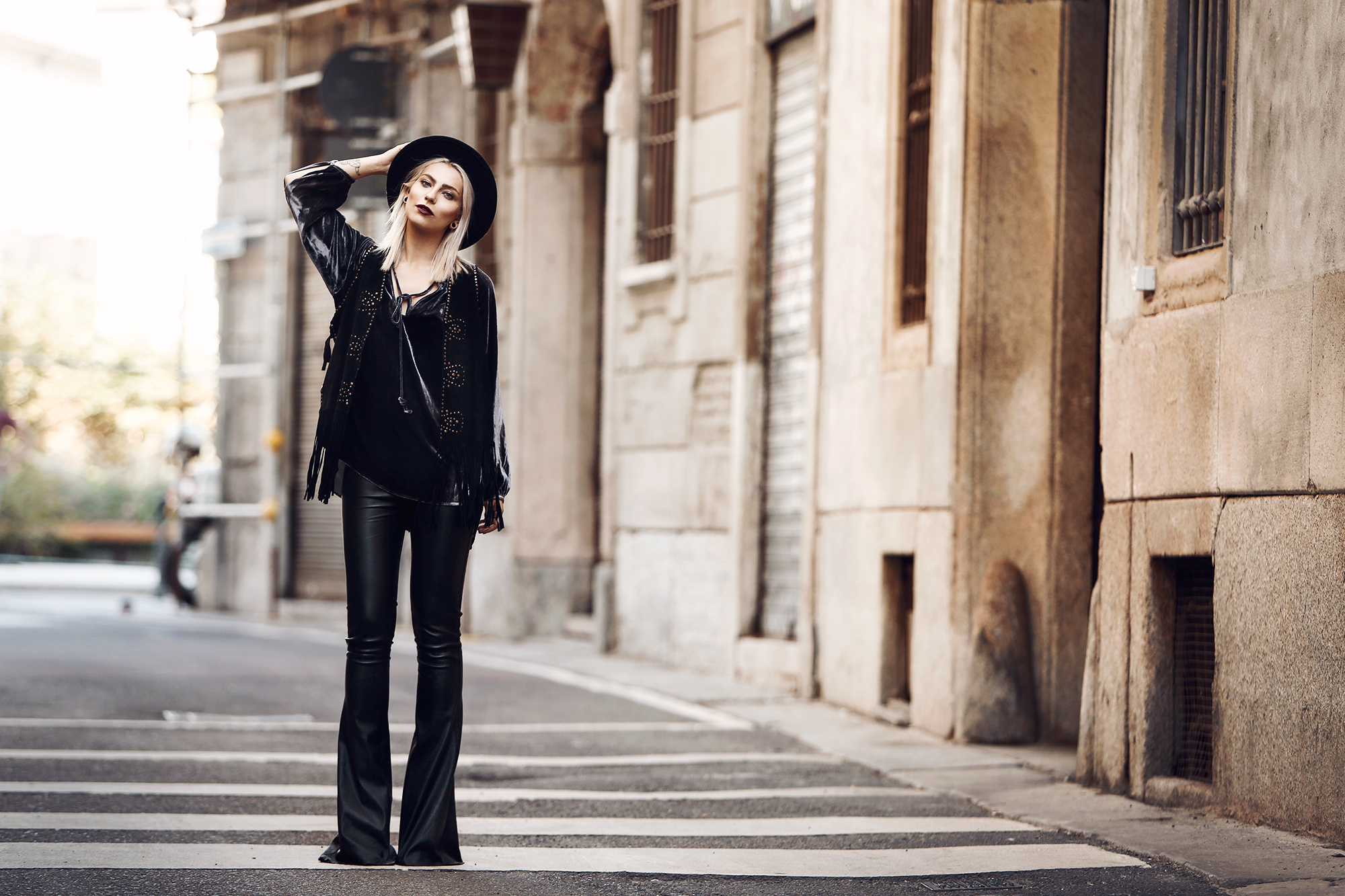 Street Style in Milan | via Masha Sedgwick wearing SLY010