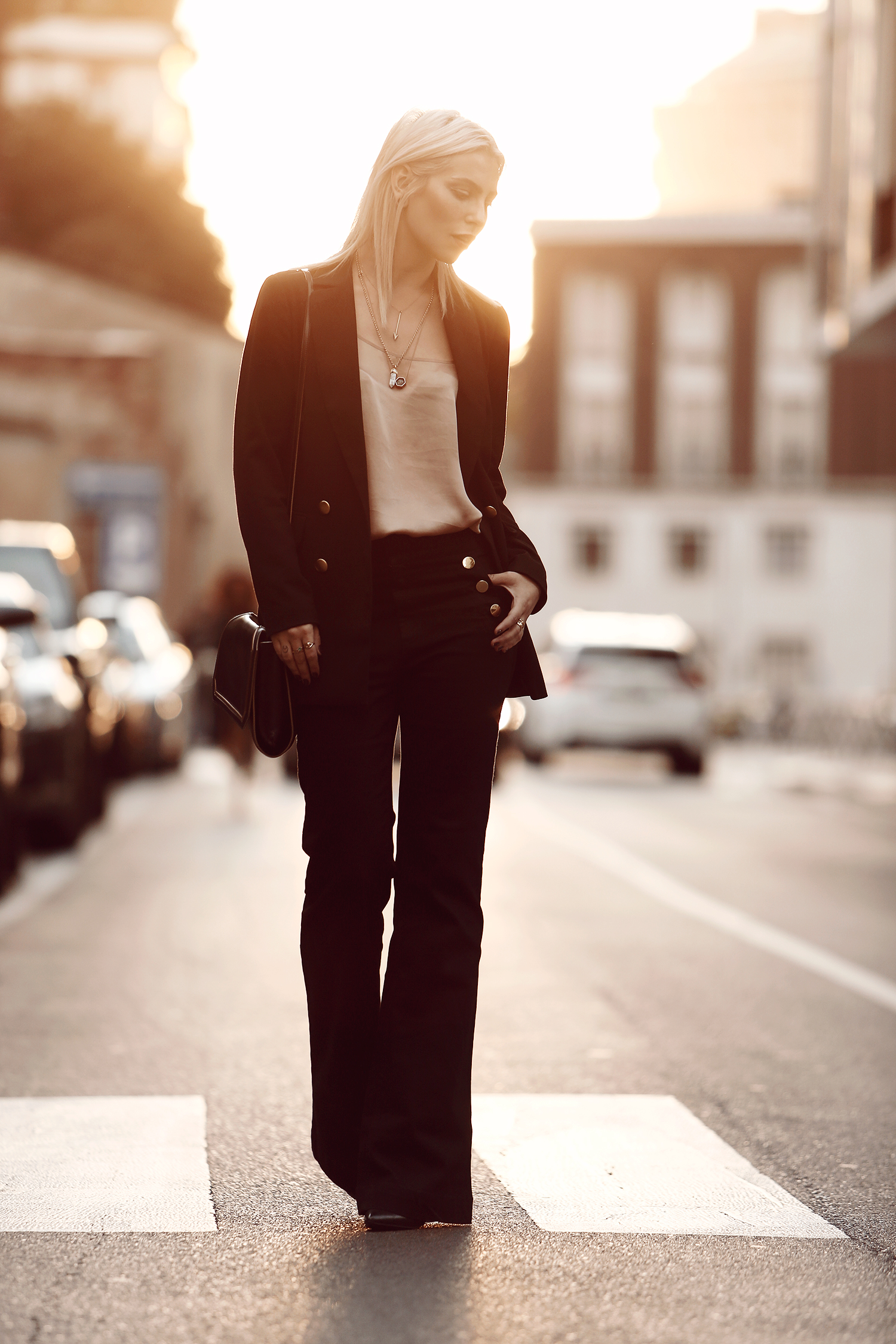 Outfit via Masha Sedgwick | wearing Edited the label | black two piece