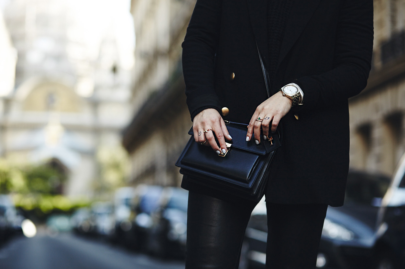 Outfit: Black Forest | via german fashion blogger Masha Sedgwick | wearing the new Timberland collection | all black everything 