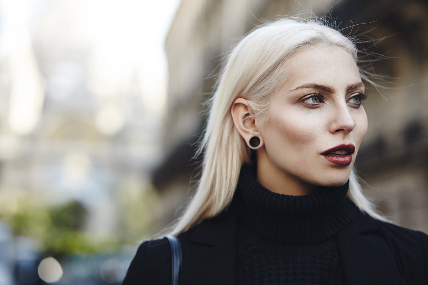 Outfit: Black Forest | via german fashion blogger Masha Sedgwick | wearing the new Timberland collection | all black everything 