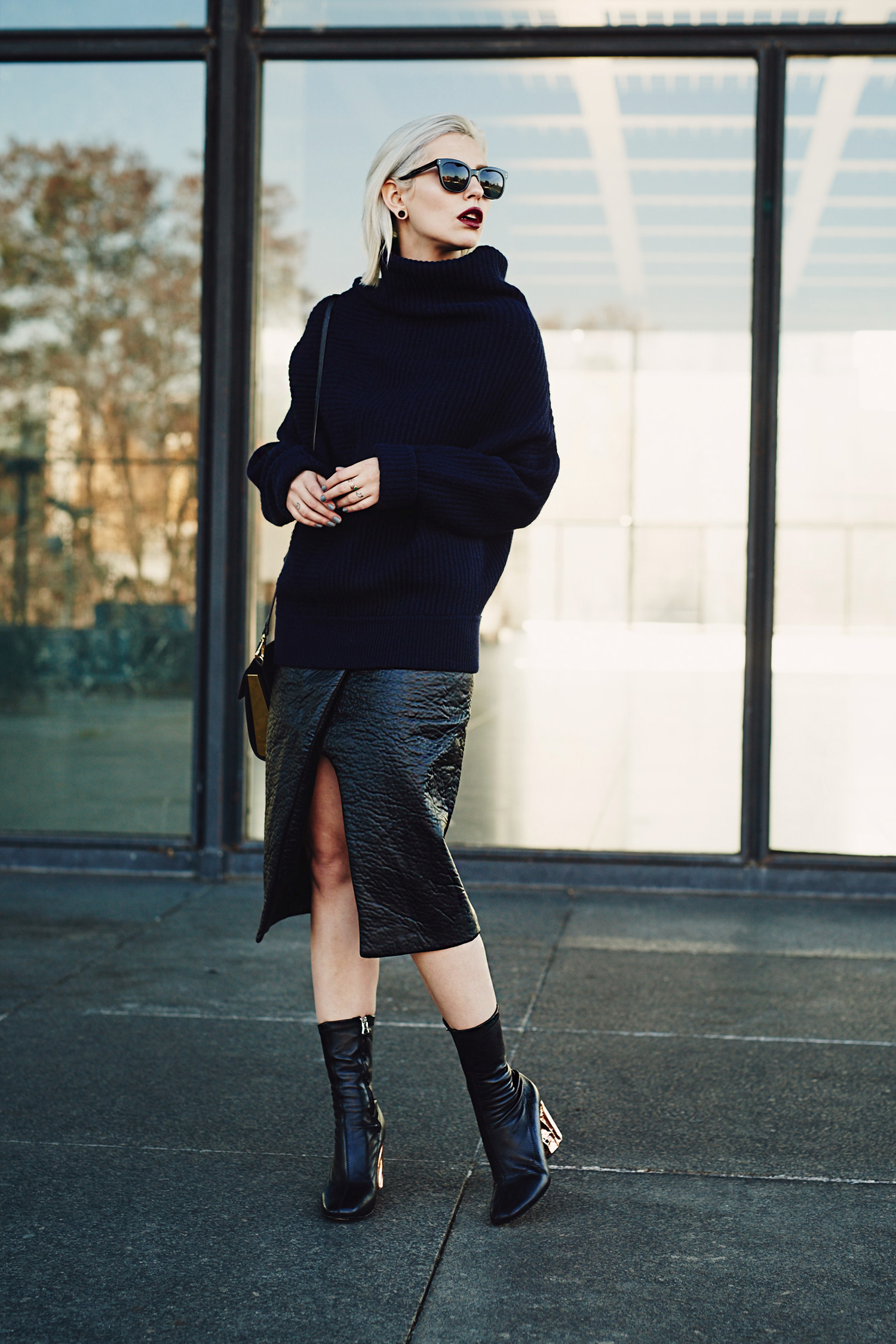 view more details on my blog | street style, fashion, berlin, edgy | featuring Victoria Beckham, Acne Studios, Marni, FindersKeepers | via Masha Sedgwick