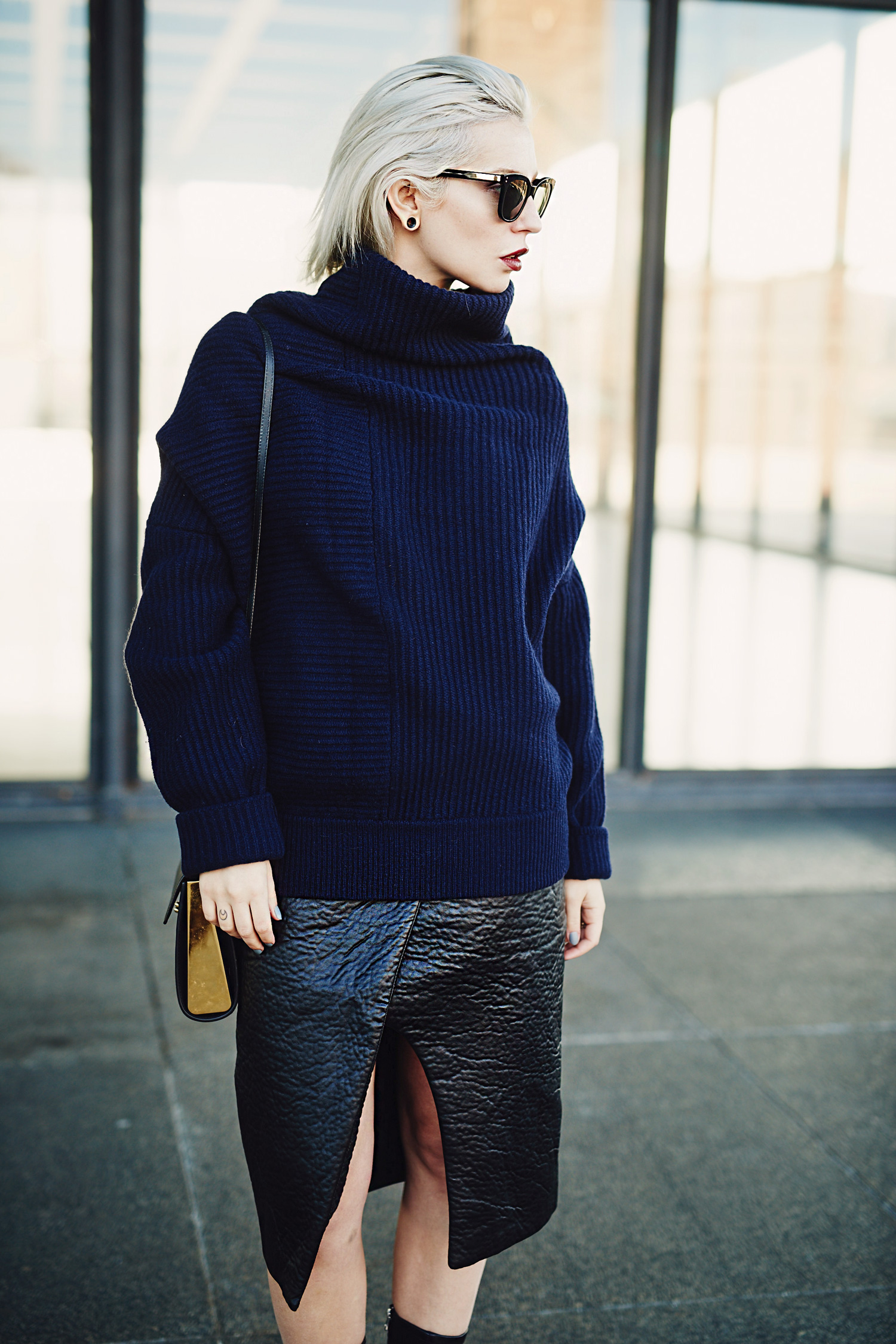 view more details on my blog | street style, fashion, berlin, edgy | featuring Victoria Beckham, Acne Studios, Marni, FindersKeepers | via Masha Sedgwick