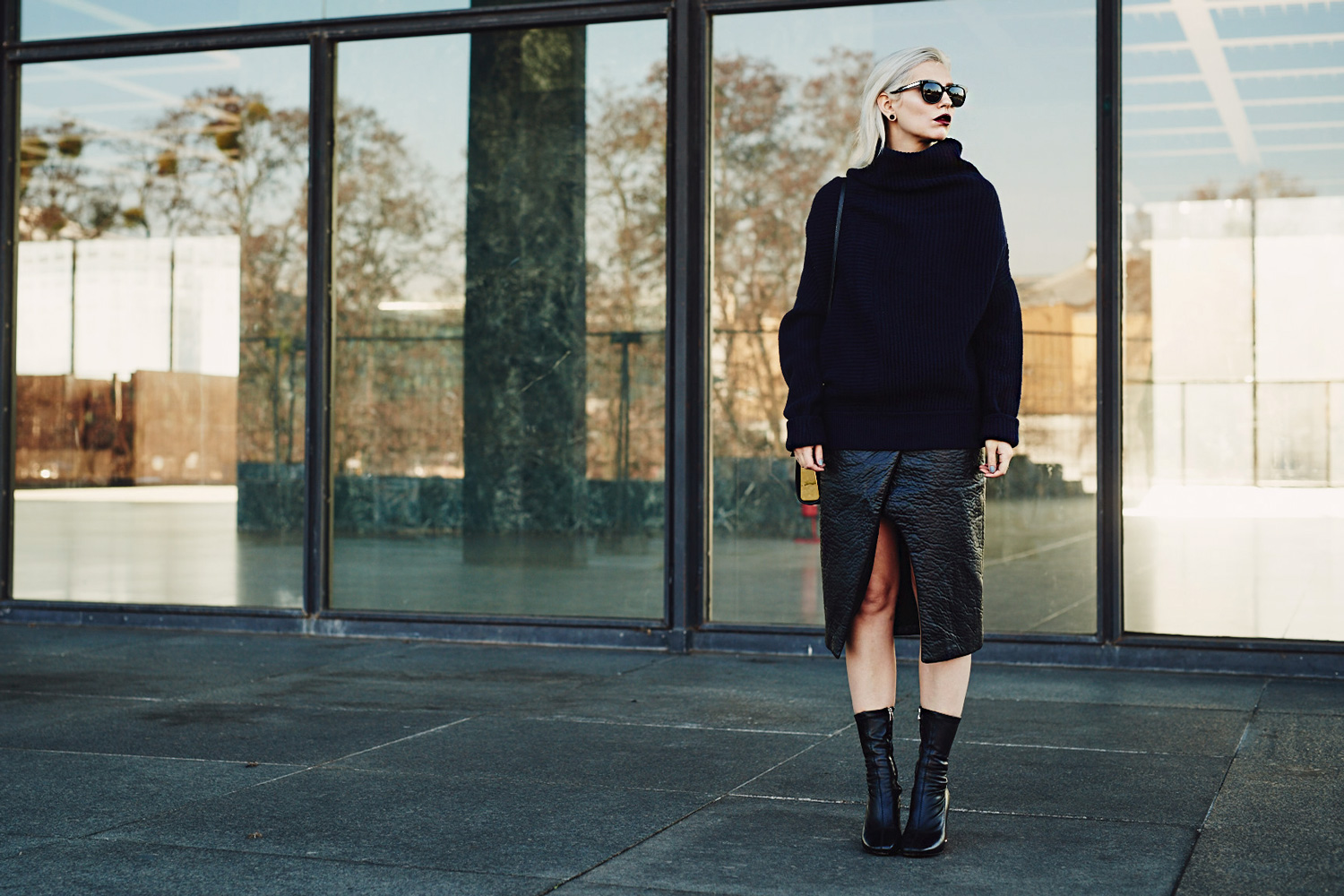 view more details on my blog | street style, fashion, berlin, edgy | featuring Victoria Beckham, Acne Studios, Marni, FindersKeepers | via Masha Sedgwick