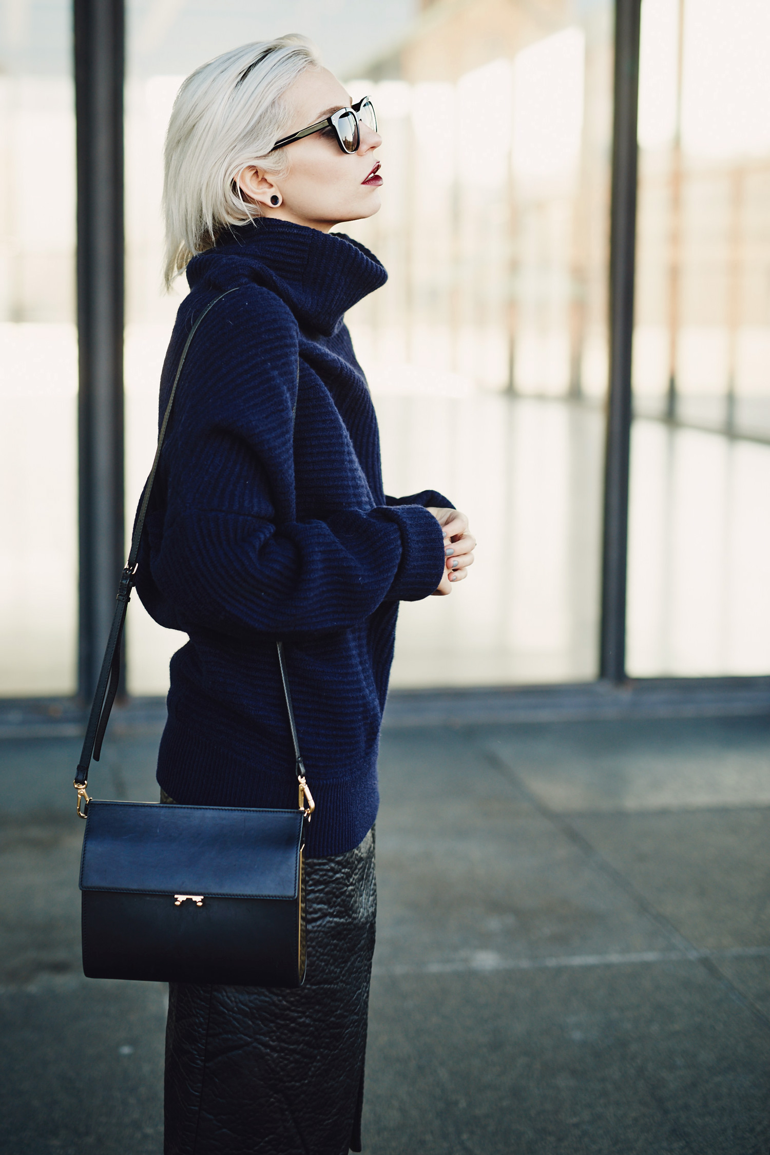 view more details on my blog | street style, fashion, berlin, edgy | featuring Victoria Beckham, Acne Studios, Marni, FindersKeepers | via Masha Sedgwick