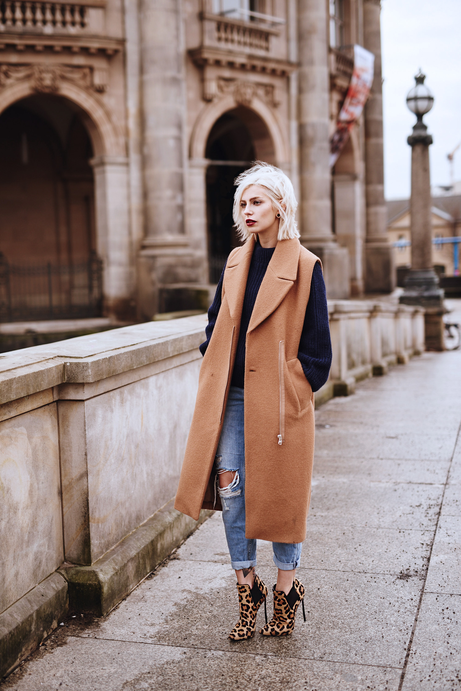 view more details on my blog | blue jeans & leo shoes | outfit, fashion, style