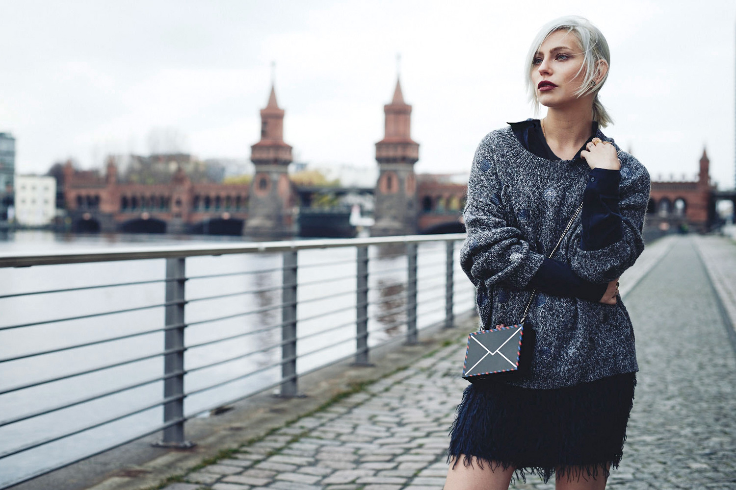 view more details on my blog | edgy fashion, winter street style and more | featuring Baum und Pferdgarten and Karl Lagerfeld