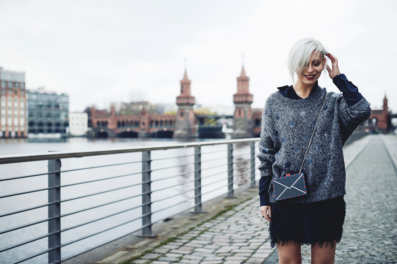 view more details on my blog | edgy fashion, winter street style and more | featuring Baum und Pferdgarten and Karl Lagerfeld