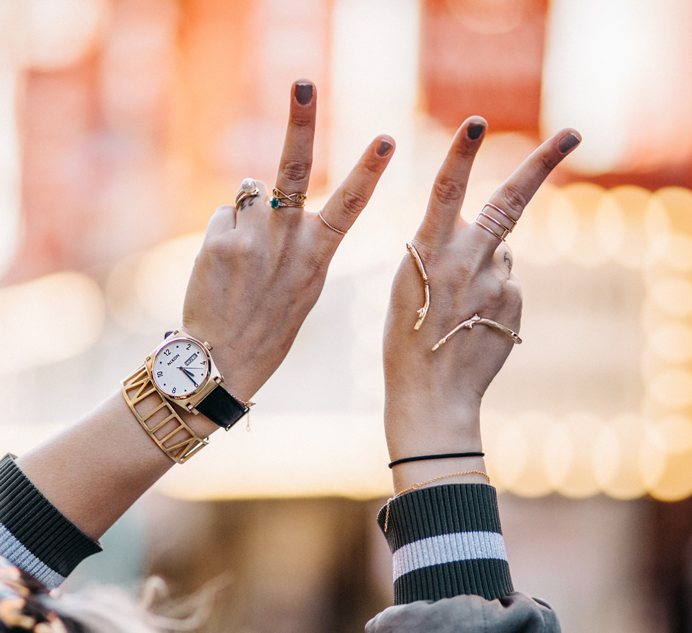 Chinatown in San Francisco | view more pictures on my blog | casual city style | Pinko bomber jacket, Filippa K. top, Nixon watch, Escada sunnies, Asos distressed grey jeans | fashion blogger | 