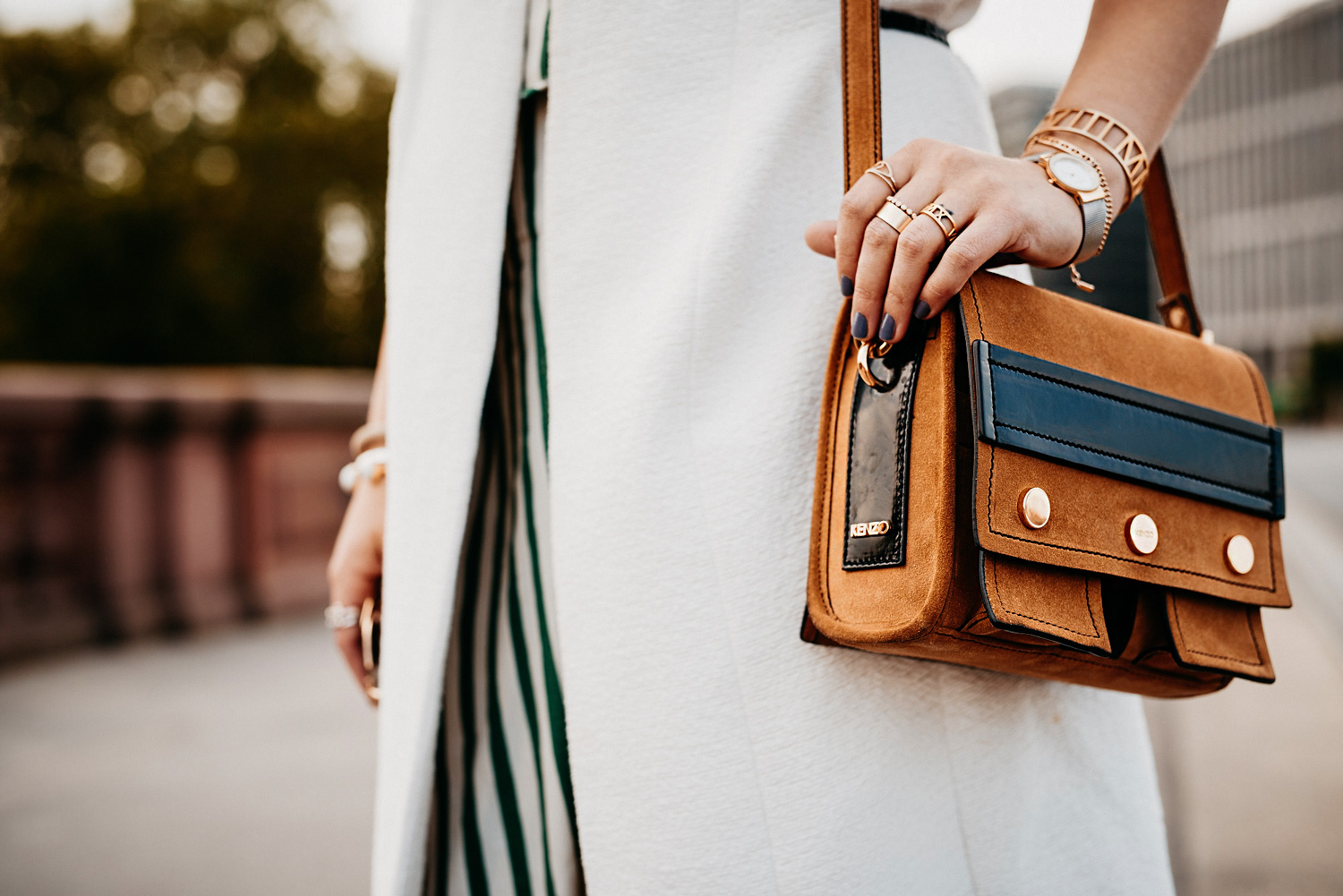 Amazon Fashion campaign | Look like you | #saysomethingnice | long green dress and a long white vest