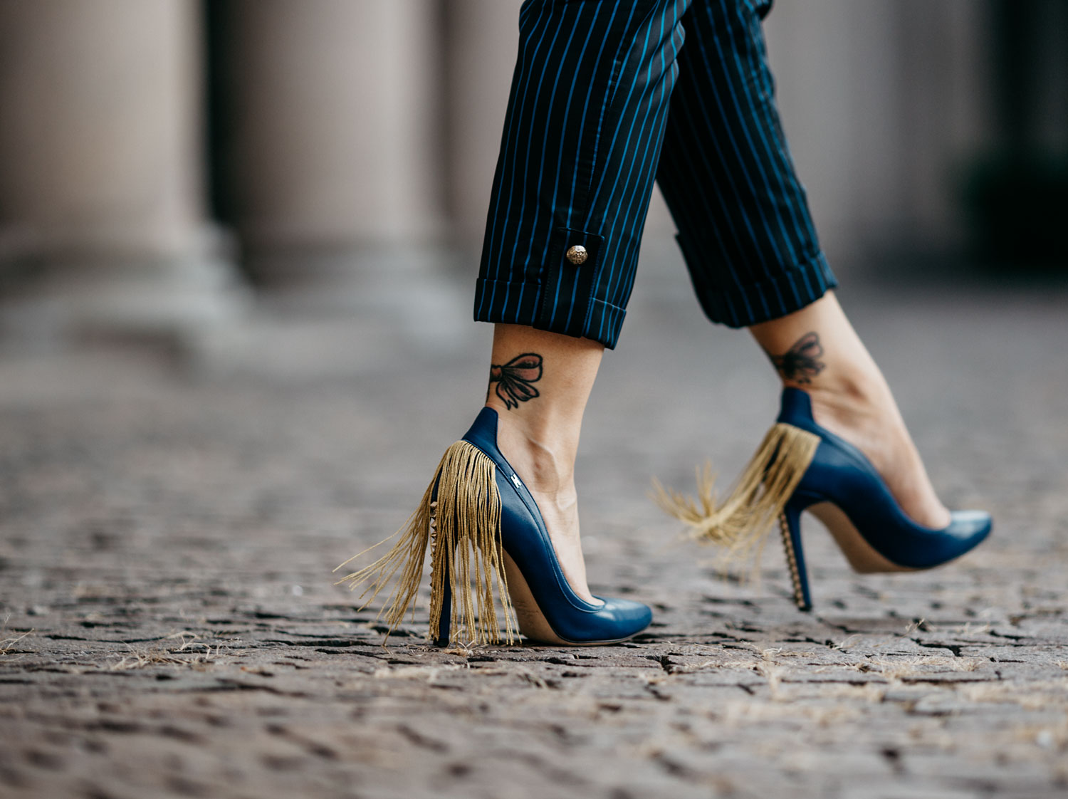 How to find your own style | Milan Fashion Week AW1617 | Elisabetta Franchi | style: classy, sexy, blau, blue, chic, italian