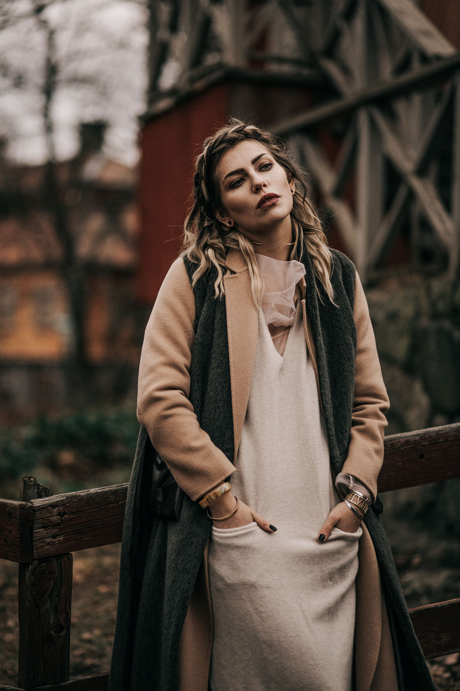 Fashion Editorial: Traditional Sweden | style: folklore, winter, moody, edgy, natural + 5 tips for a more hygge life | location: Skansen, Stockholm