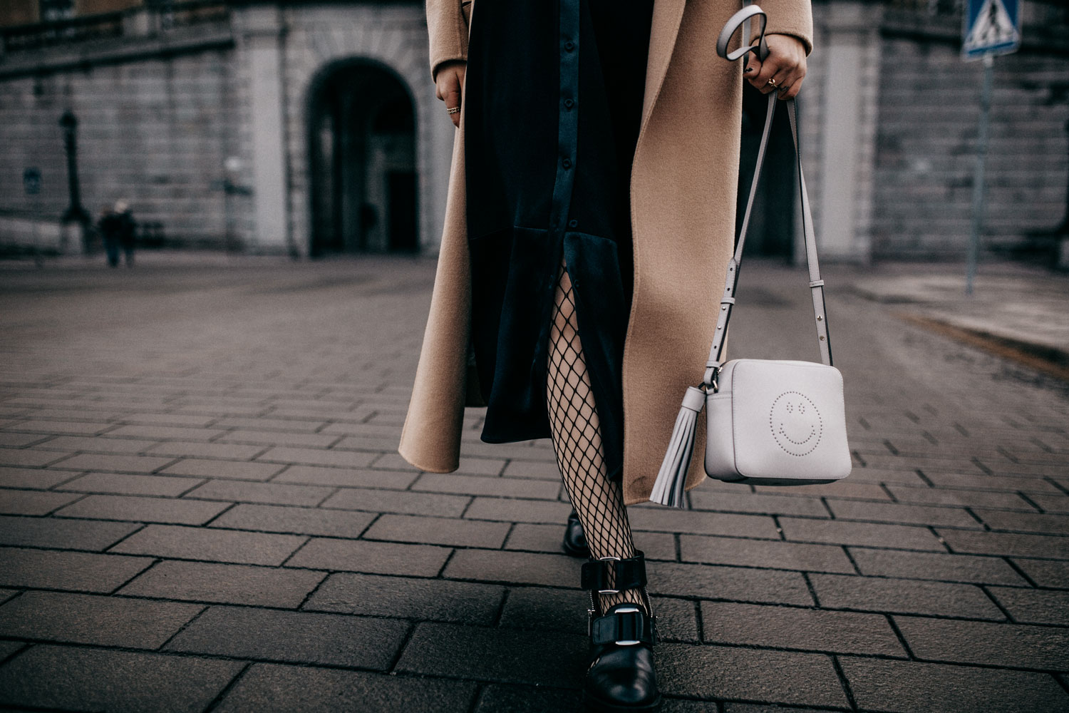 How to wear a summer dress in winter | location: The Royal Palace in Stockholm | labels: Pinko, Nobi Talai, Topshop, Anya Hindmarch, 3.1 Phillip Lim