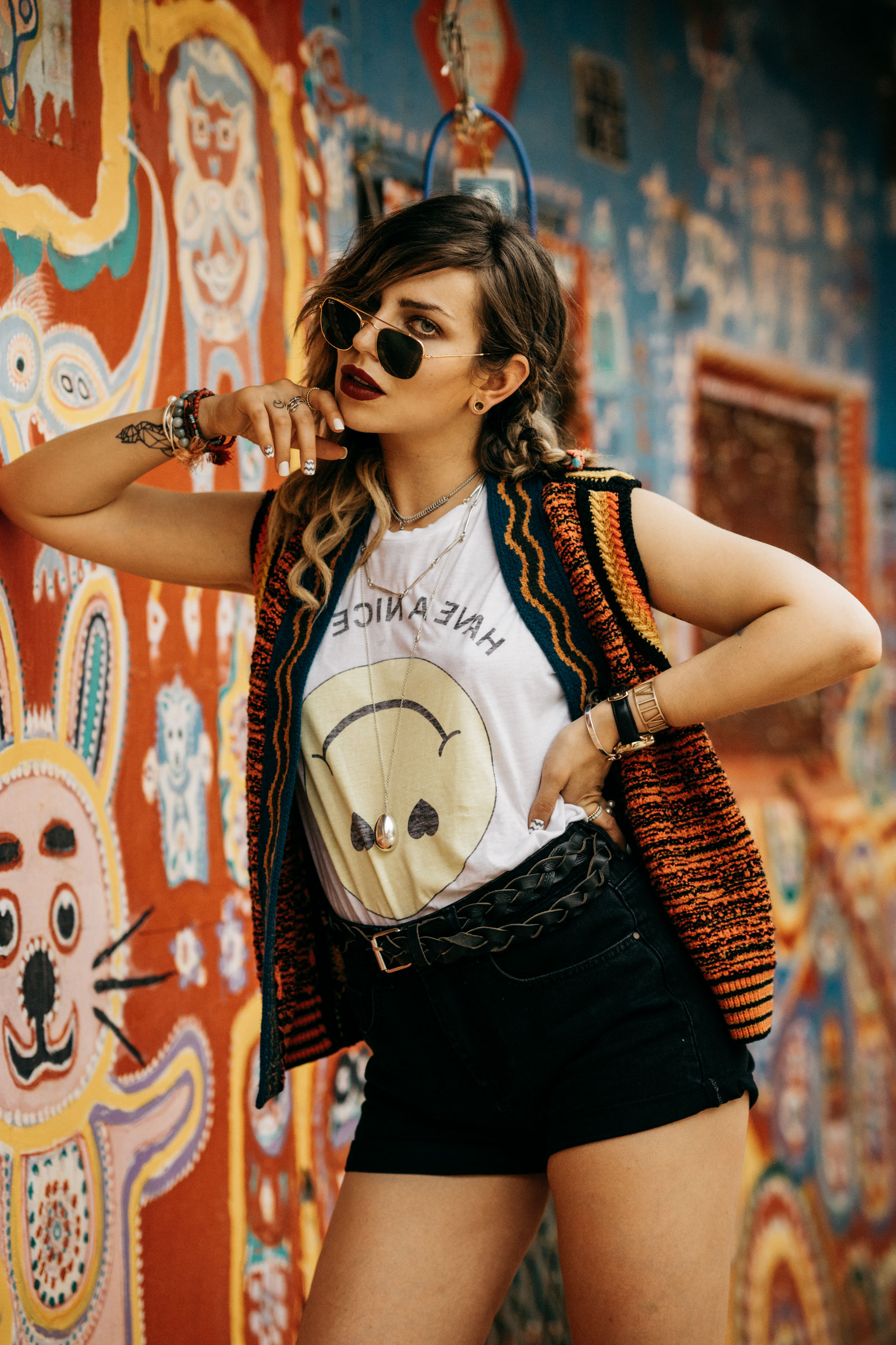 Die Geschichte vom Regenbogen Dorf in Taichung, Taiwan | editorial fashion shooting | style: bunt, farbenfroh, sommerlich, sexy, fröhlich | Street Art