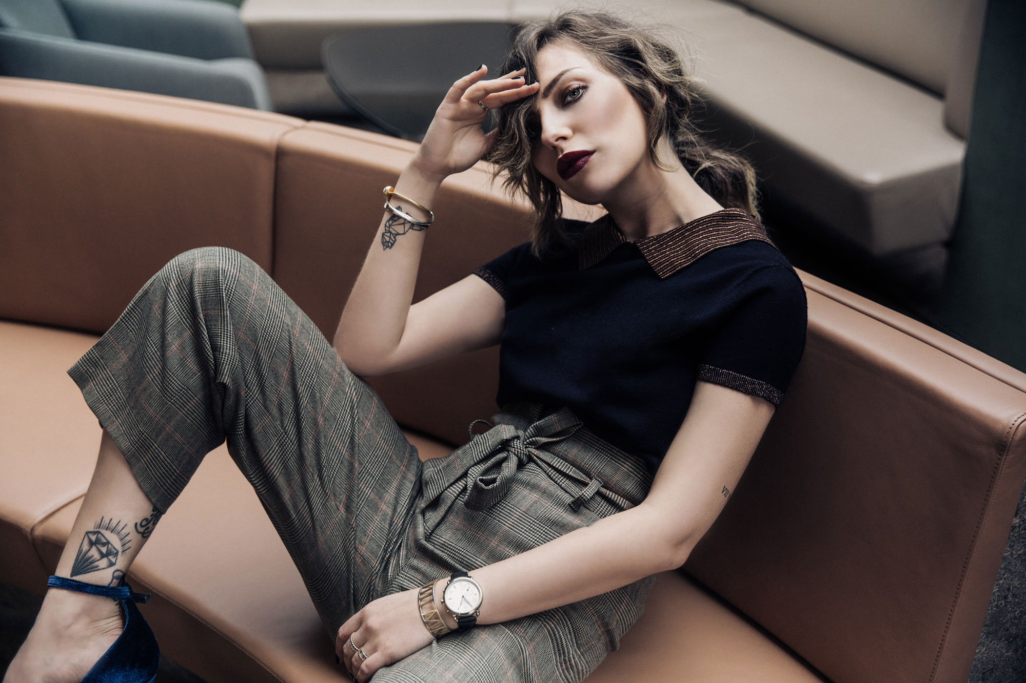 Laurel Autumn Winter 2017 | Blogger campaign | Fashion Editorial Shooting inside Bayerischer Hof, Munich | Masha Sedgwick & Viktoria Rader