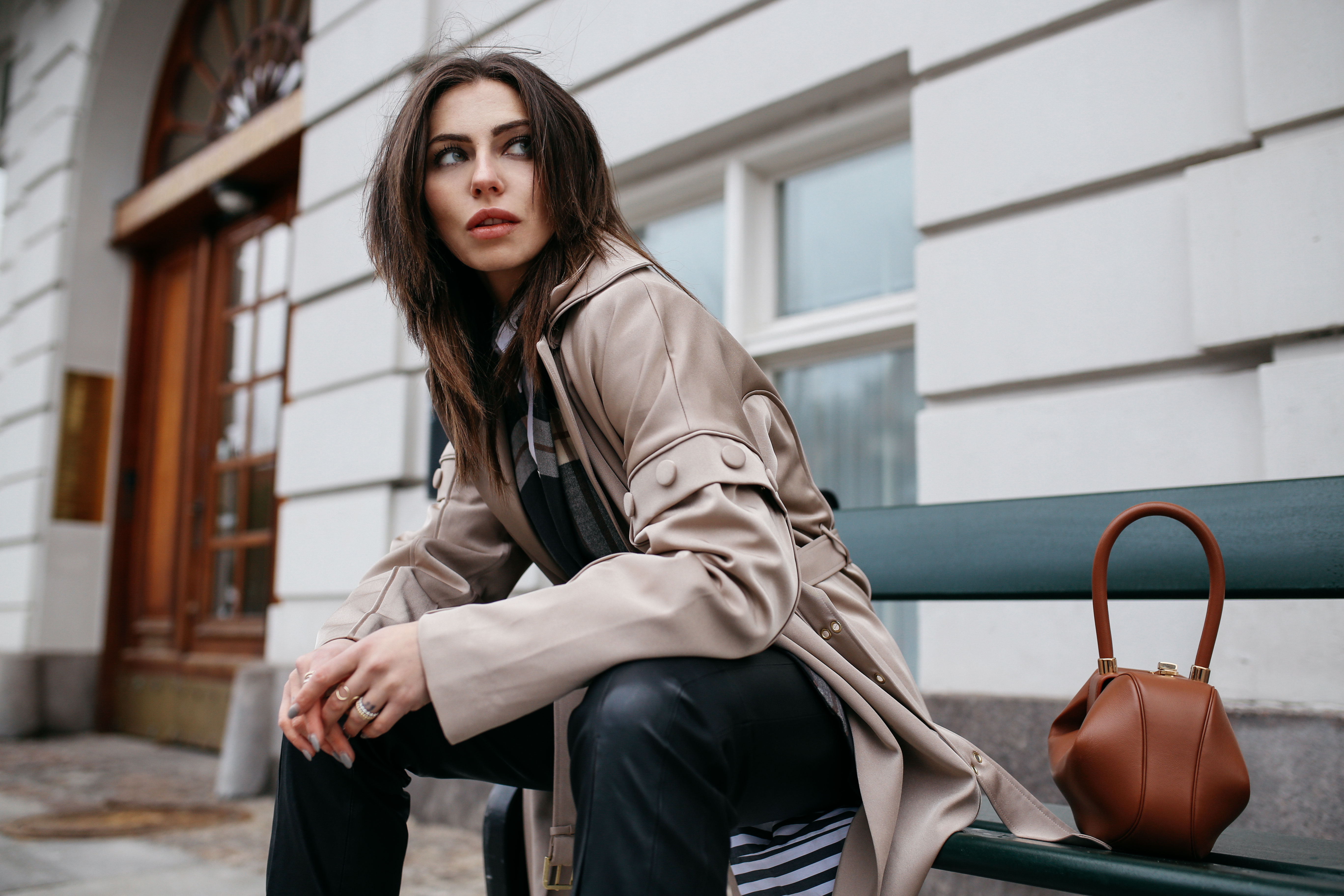 Street Style in Kopenhagen | Brands: Gestuz, By Malene Birger, Gabriela Hearst | Style: AW18 office, sexy, casual, business, edgy, checked, sophisticated | Fashion Blogger Editorial