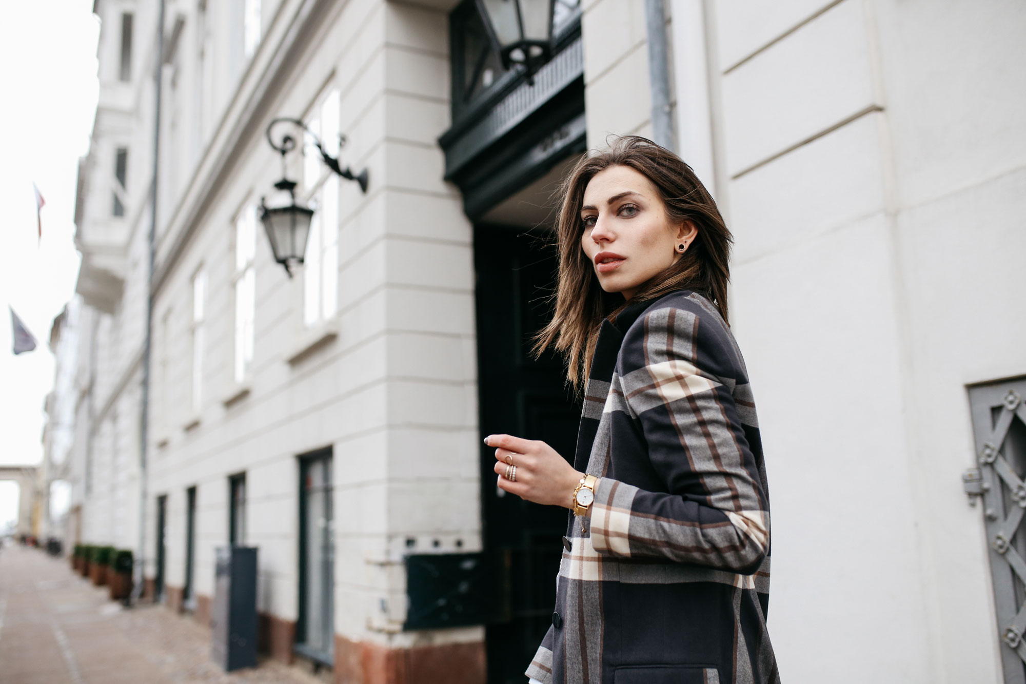 Street Style in Kopenhagen | Brands: Gestuz, By Malene Birger, Gabriela Hearst | Style: AW18 office, sexy, casual, business, edgy, checked, sophisticated | Fashion Blogger Editorial