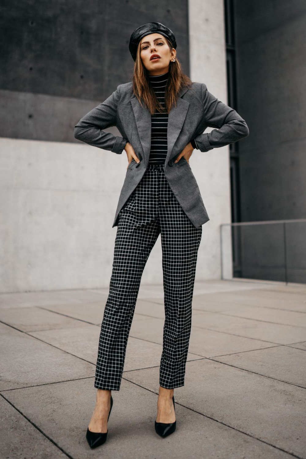 Stripes meets checked