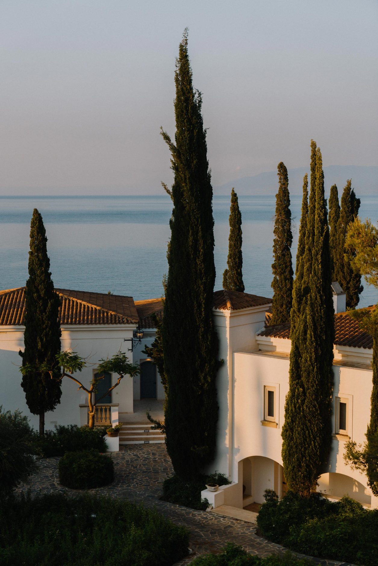 Anassa Resort - Luxury Spa Hotel in Cyprus, Greece. Balcony view, skyline