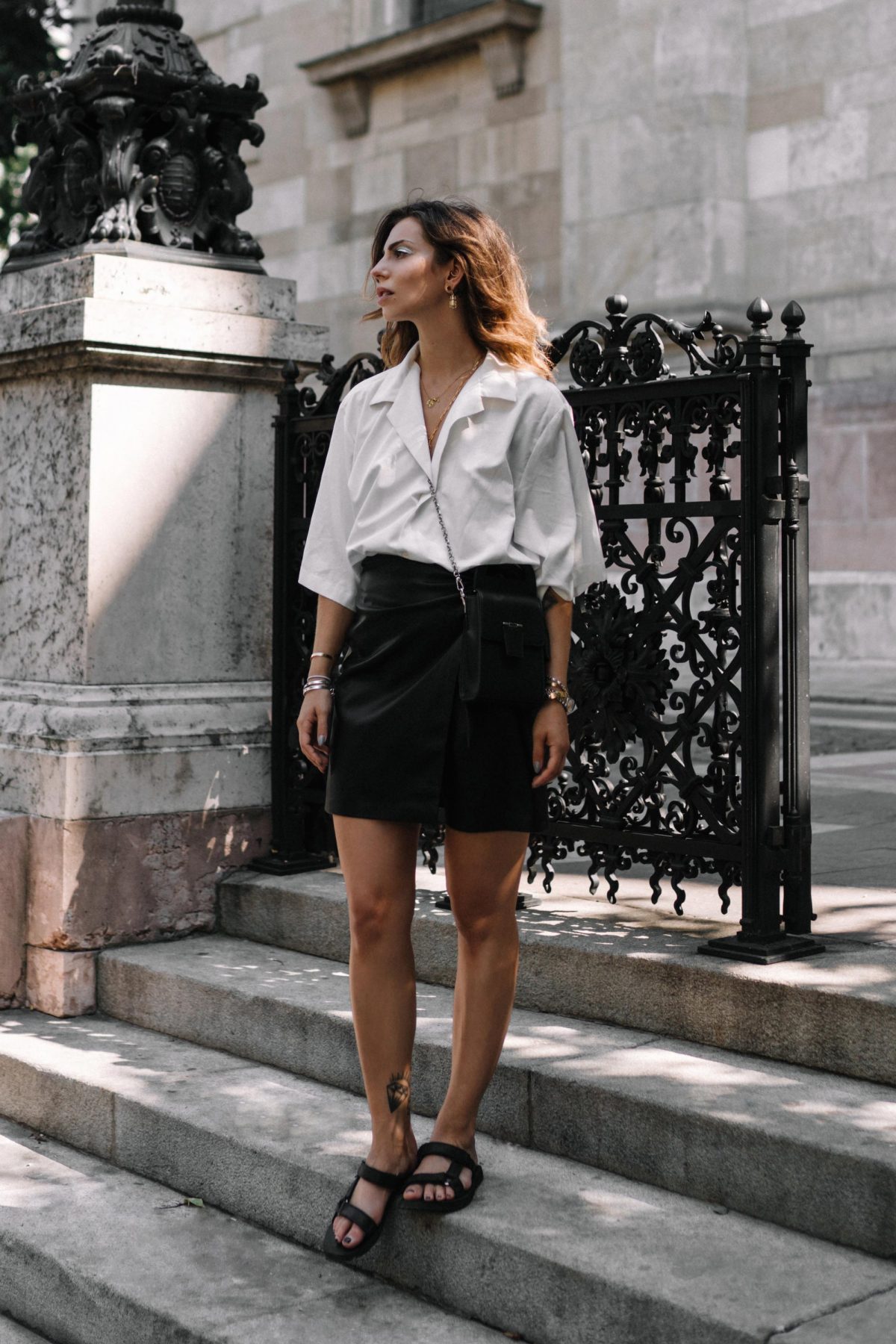 The Summer Leather Skirt
