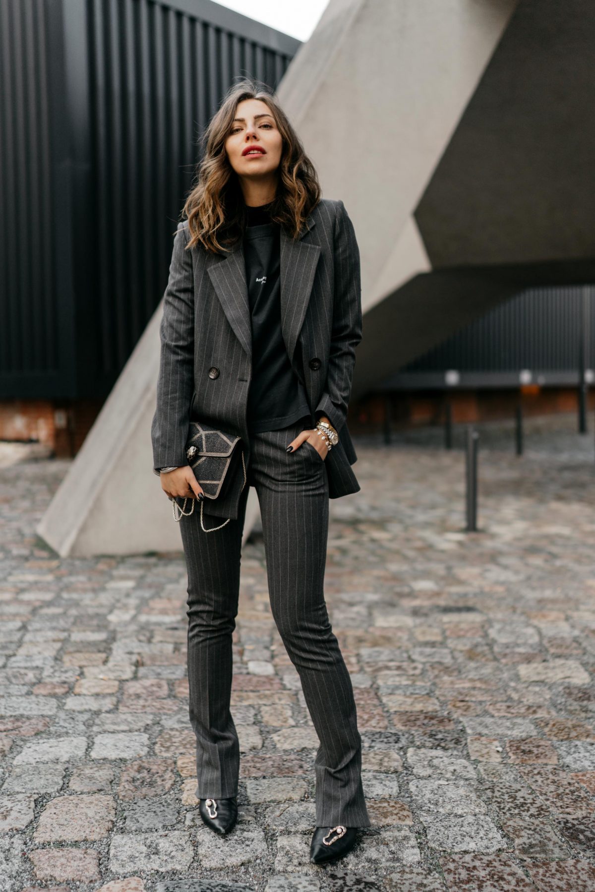 The Grey Strapped Suit