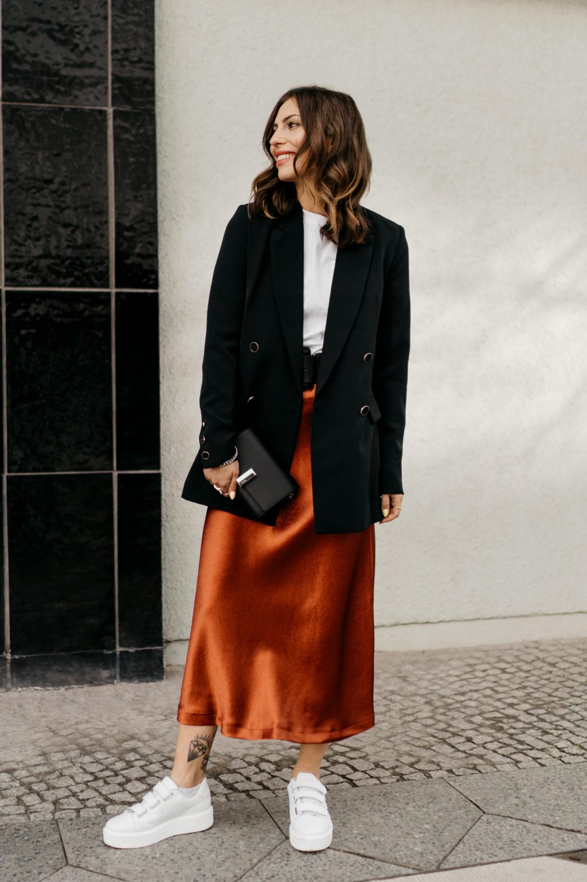 The Silk Midi Skirt