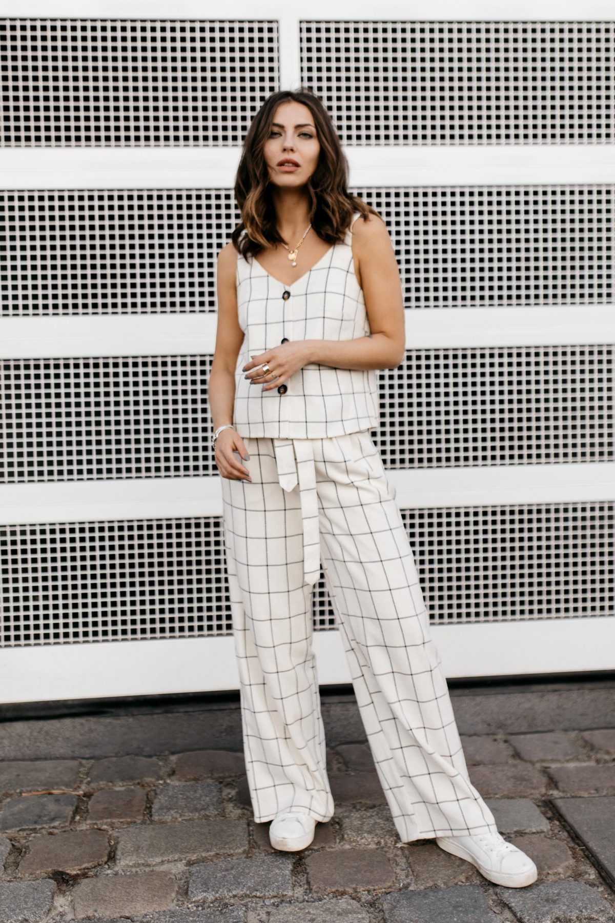 White Two-Piece Look