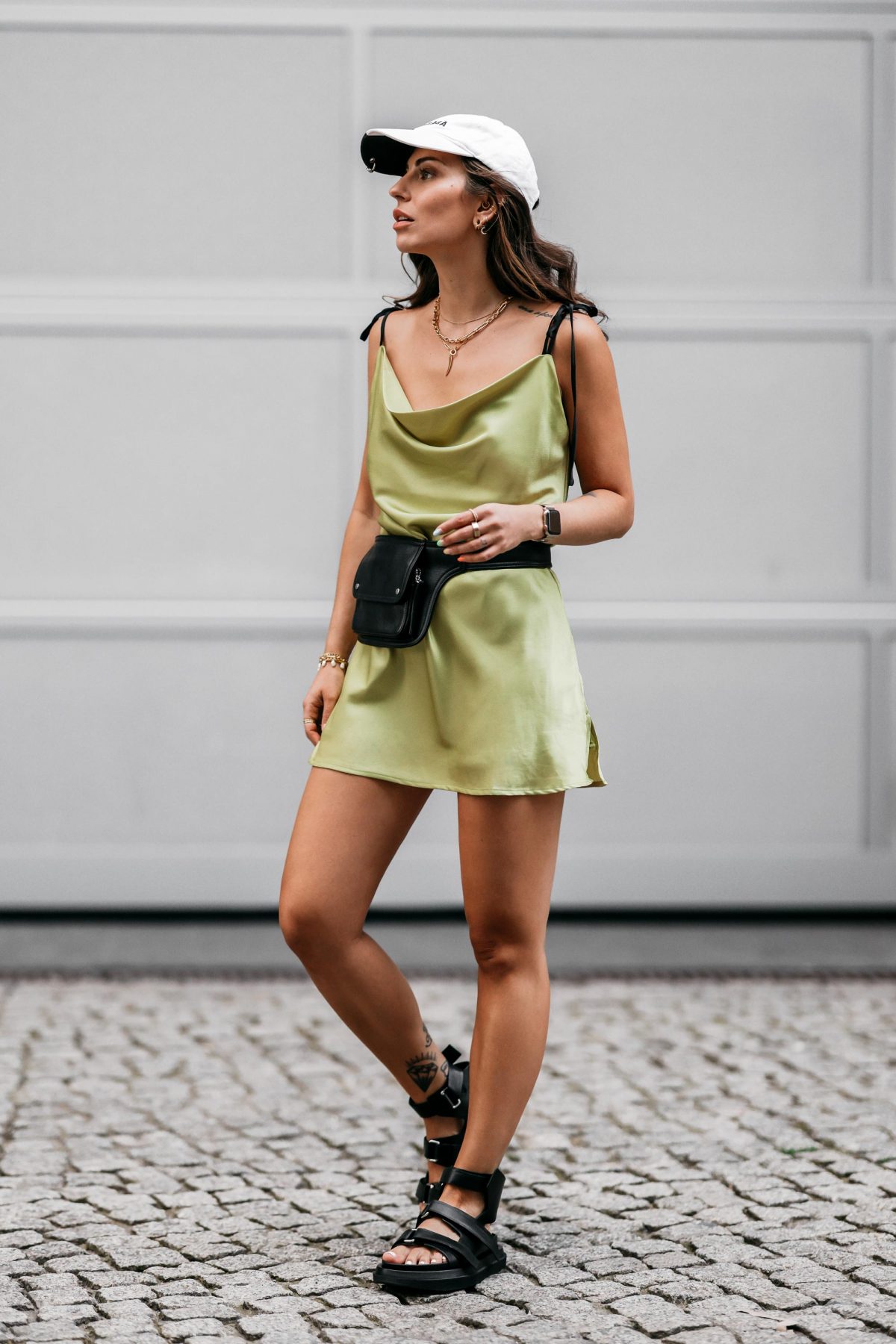 The Mini Satin Dress