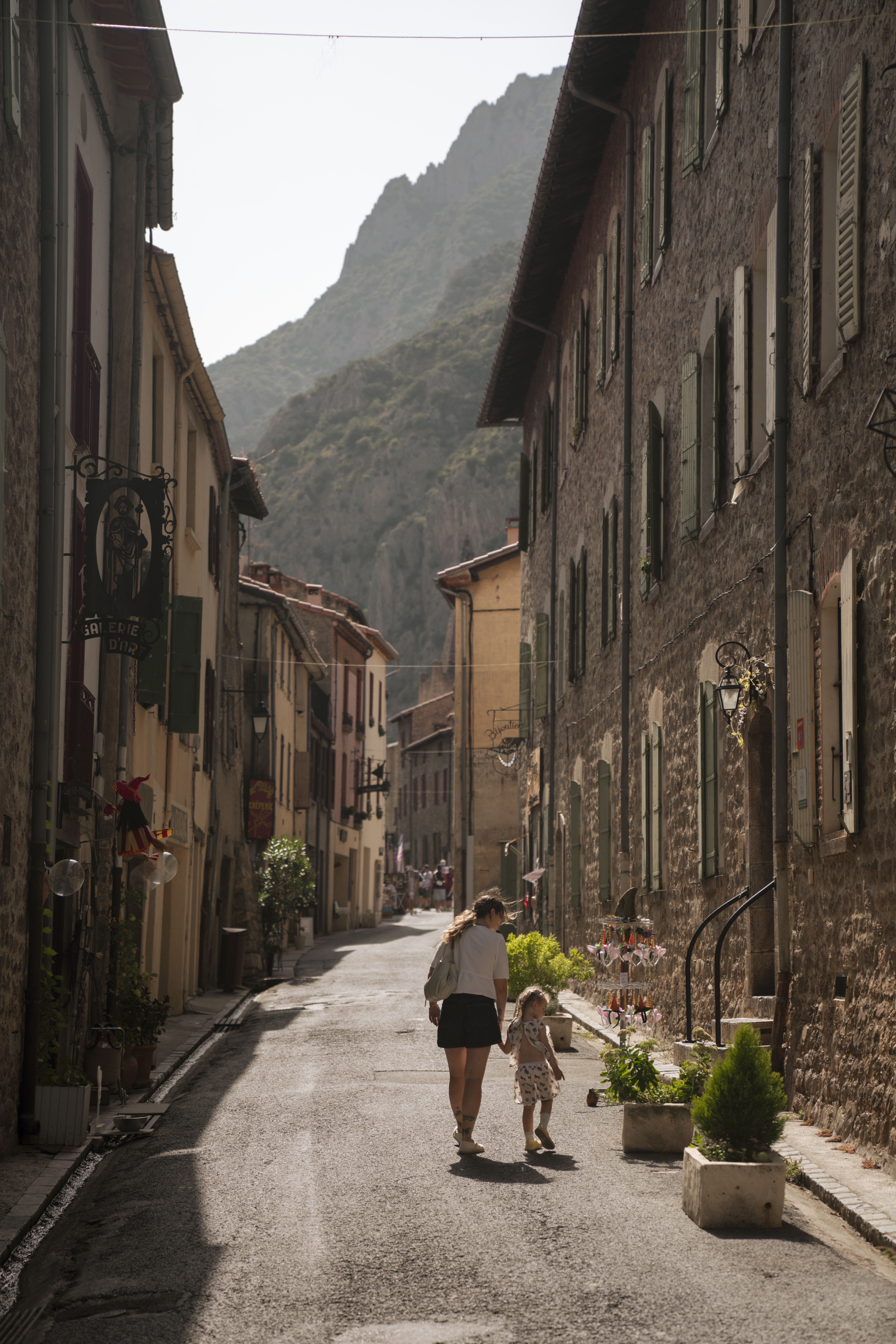 Mittelalterliche Gasse in Villefranche-de-Conflent